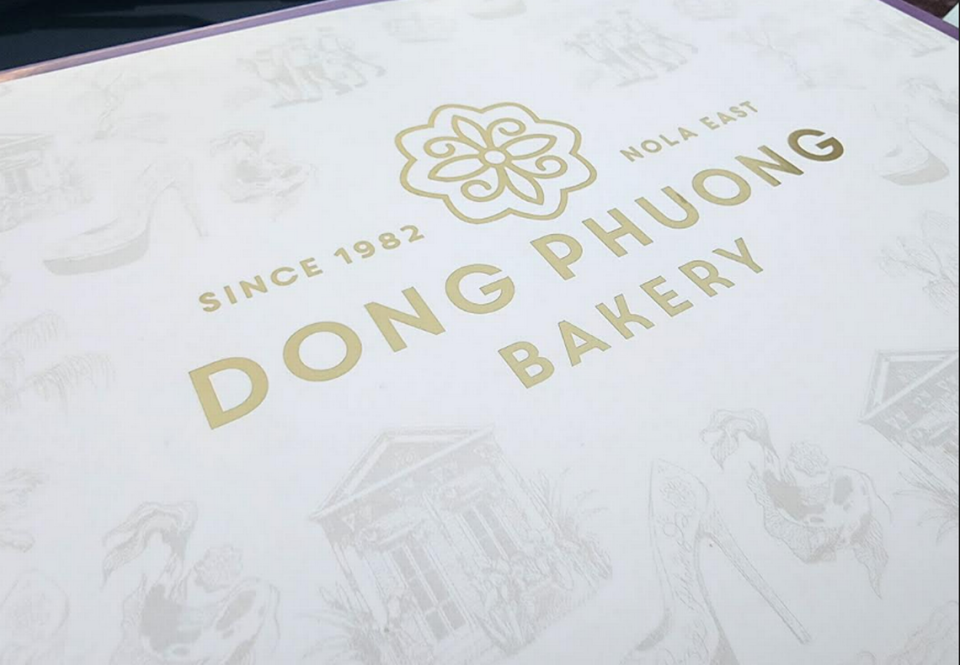 Dong Phuong Bakery sells their famous king cakes at Waveland Pharmacy.