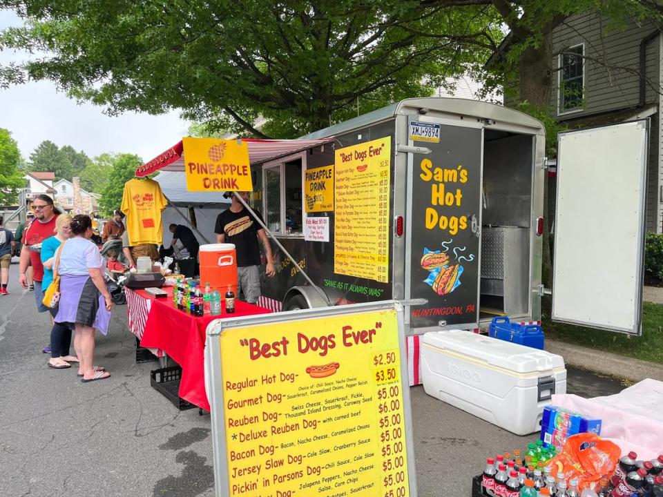 Sam’s Hot Dogs can be found at locations across central Pennsylvania.