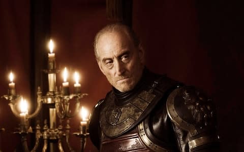 Charles Dance as Tywin Lannister - Credit: HBO