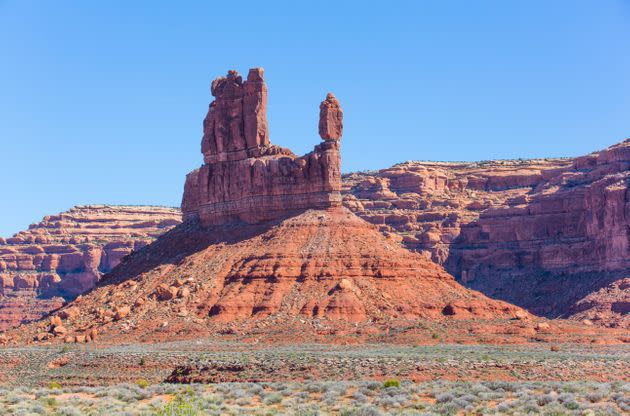 Valley of the Gods is one of several areas that Trump carved out of Bears Ears National Monument in 2017. (Photo: Richard Maschmeyer/robertharding via Getty Images)