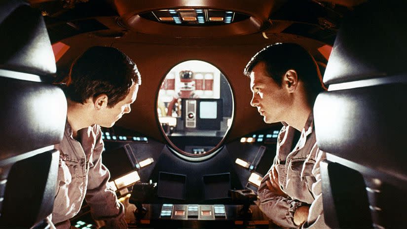 on the set of 2001 a space odyssey