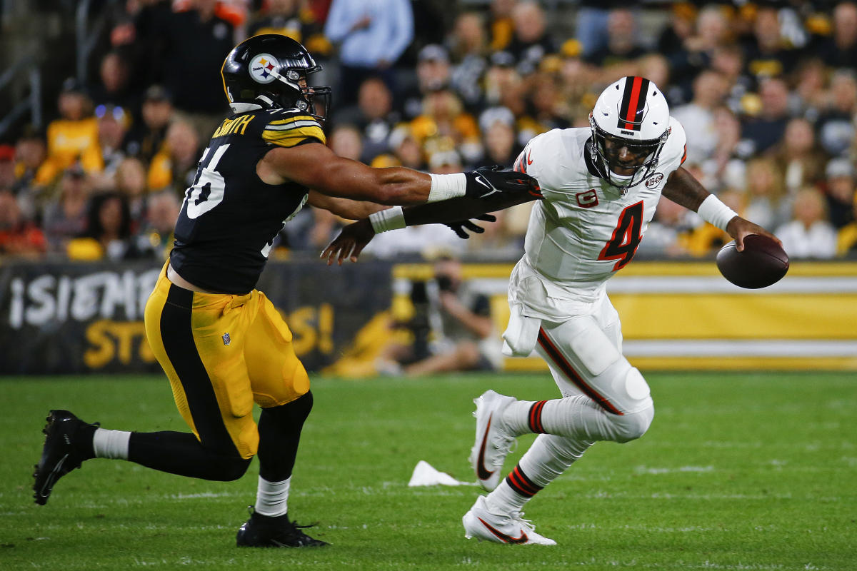 Cleveland Browns' season finale at Pittsburgh Steelers to Sunday