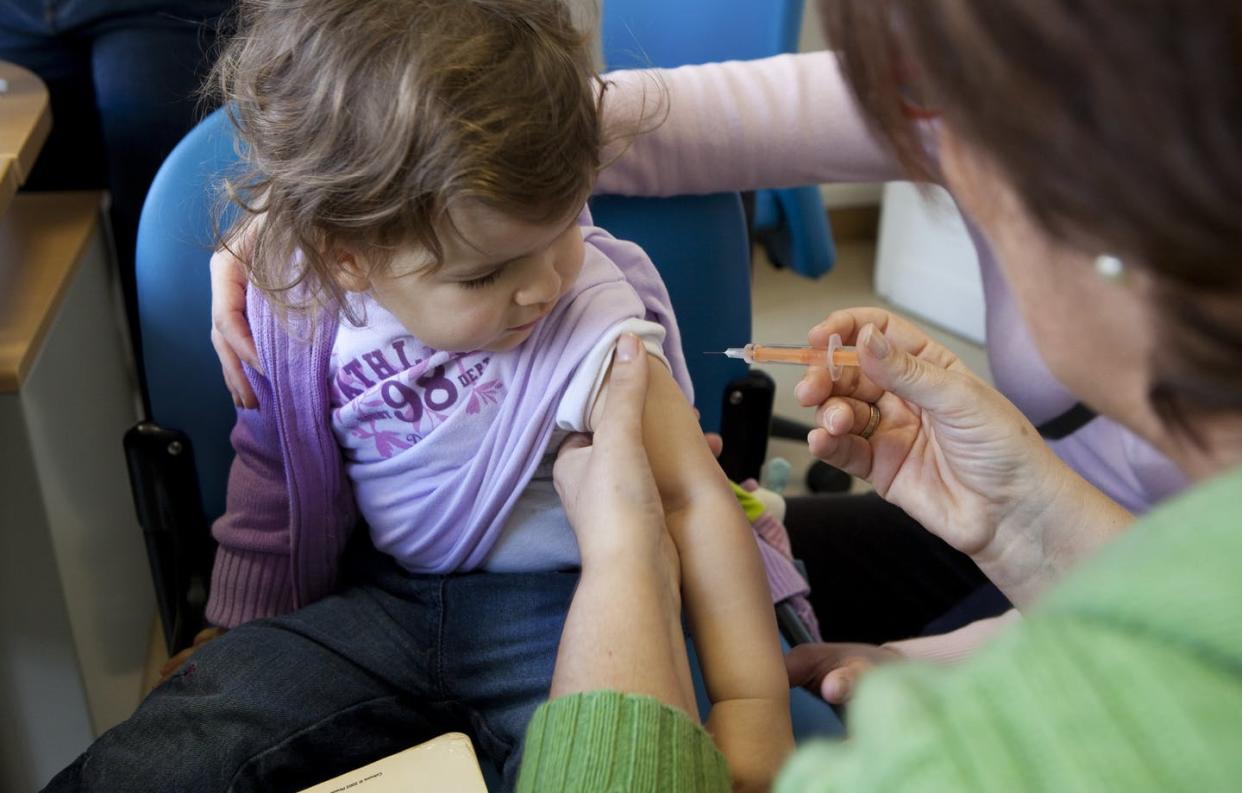 <span class="caption">Getting children vaccinated can protect them and others from potentially deadly diseases.</span> <span class="attribution"><a class="link " href="https://www.gettyimages.com/detail/news-photo/photo-essay-in-a-mother-child-care-center-in-the-suburban-news-photo/151061313" rel="nofollow noopener" target="_blank" data-ylk="slk:BSIP/UIG via Getty Images;elm:context_link;itc:0;sec:content-canvas">BSIP/UIG via Getty Images</a></span>