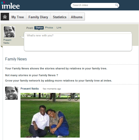 Imlee – A Social Network Just For You To Connect With Your Family And Relatives image imlee social feed
