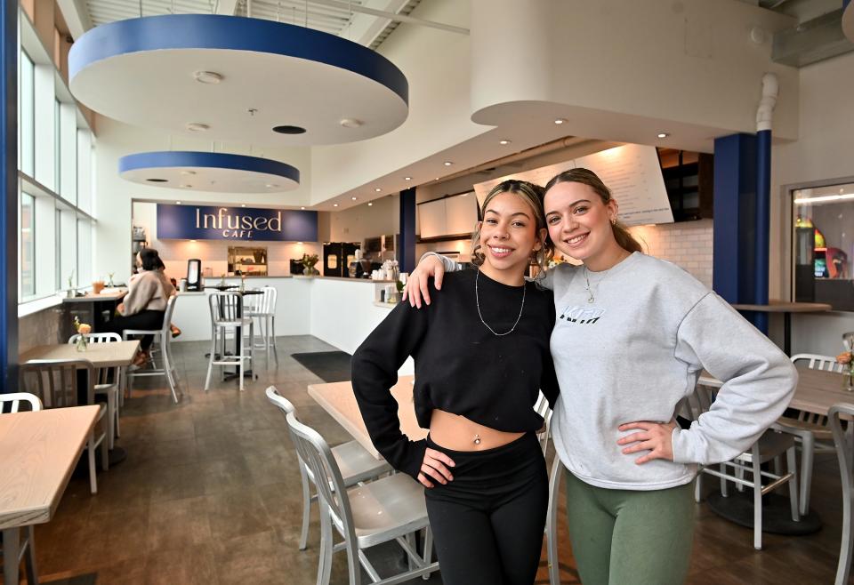 Infused Cafe owners Nathalia Araujo and Mhaine Ribeiro.