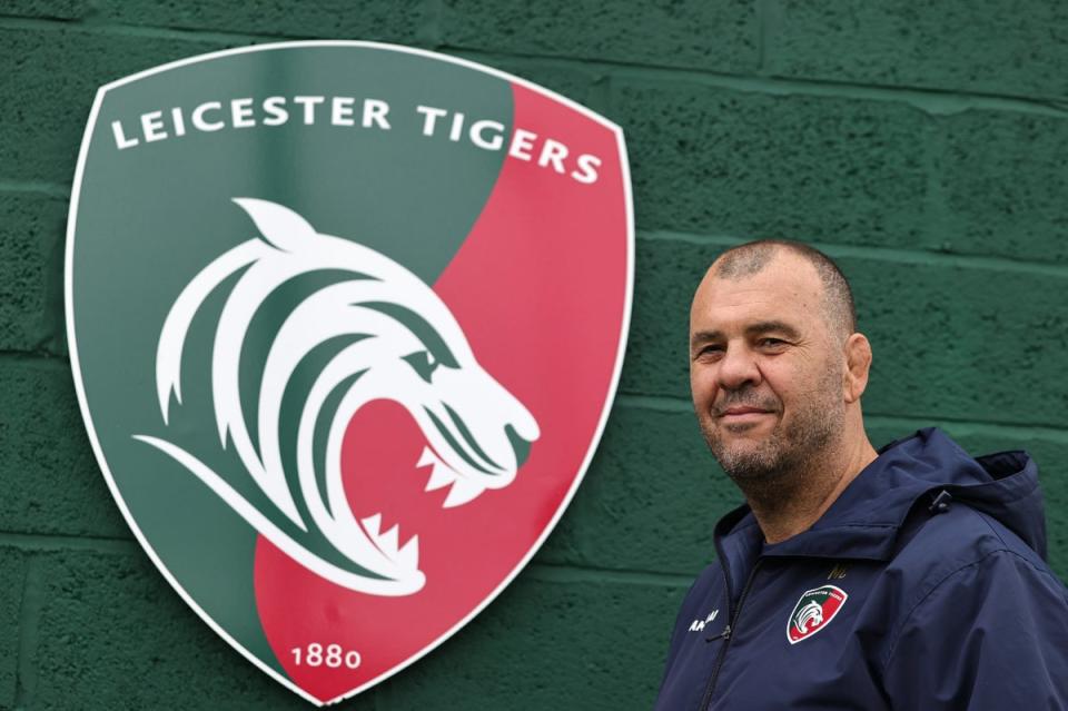 Former Australia and Argentina coach Michael Cheika took charge of Leicester this summer (Getty Images)