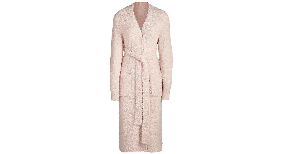 Cozy boucle knitted robe