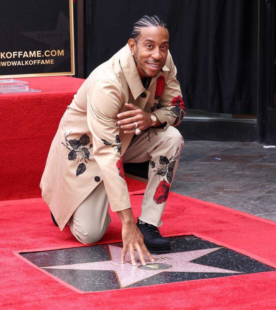 Ludacris is seen at a ceremony honoring him with a star on the Hollywood Walk of Fame, on May 18, 2023 in Los Angeles. / Credit: Tommaso Boddi / Getty Images