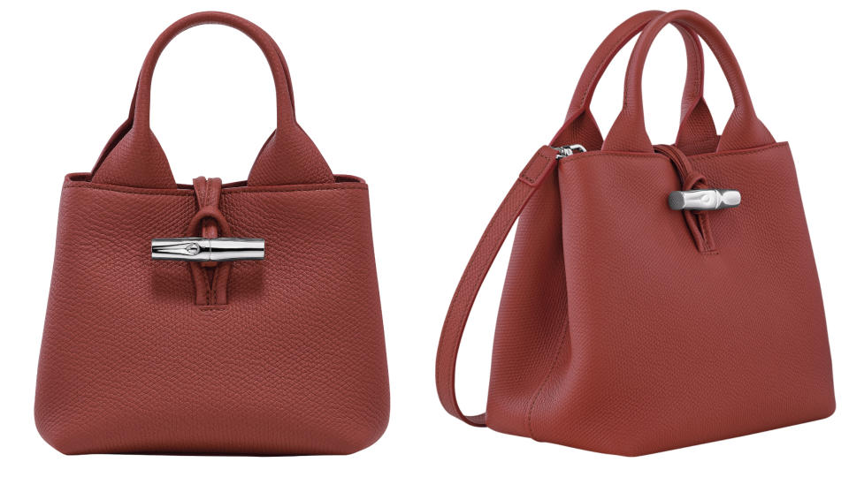 Recommandation de Jin Shizheng pour le même sac Longchamp : sac à main série Roseau (marron), 23 500 NT$ ! Source de l'image : Longchamp