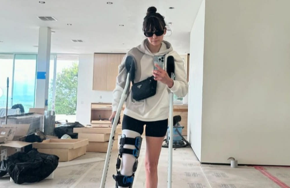 Nina Dobrev injury update June 2024 - Instagram