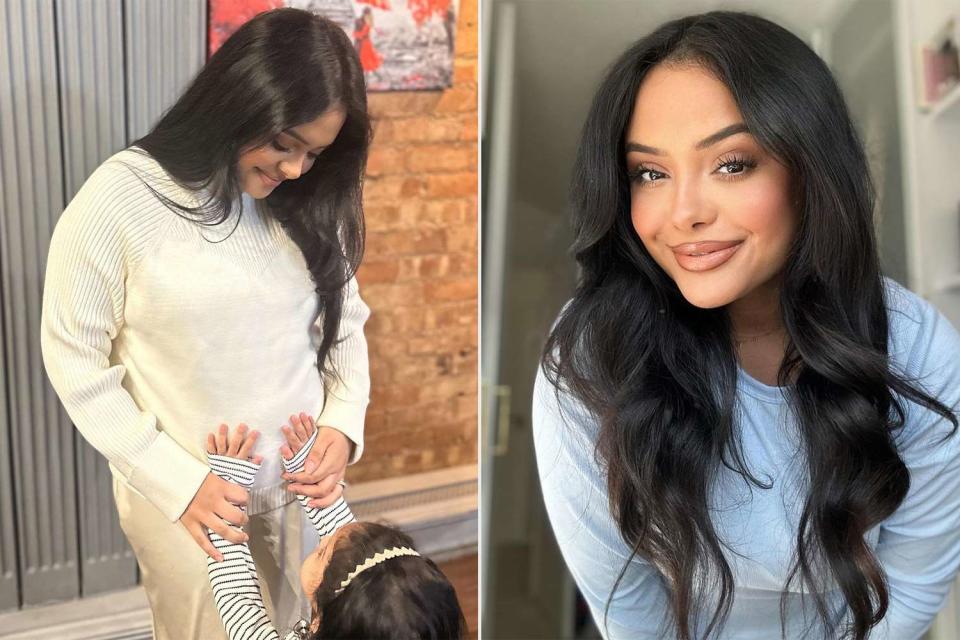 <p>Afshan Azad/Instagram</p> Afshan Azad-Kazi pregnancy announcement