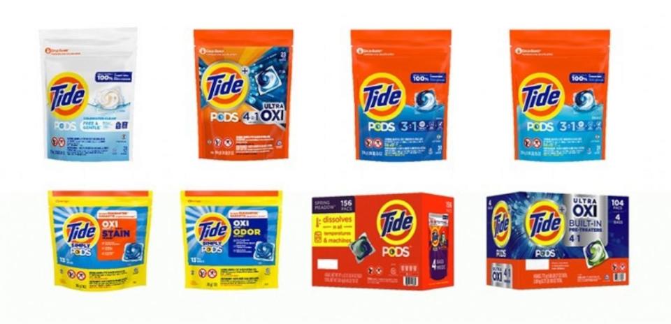 PHOTO: These Tide Pod iquid laundry detergent packets are being recalled due to a risk of serious injury. (CPSC)