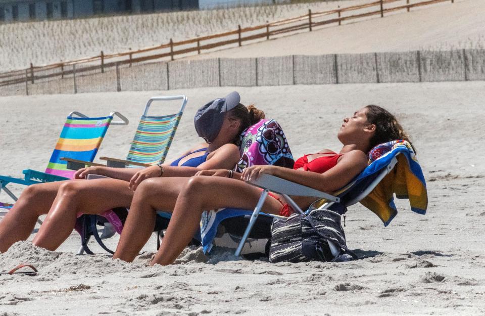 NJ Beaches: Lavallette, Day at the Beach on July 30, 2019. 