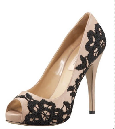 Valentino's Platform Lace Pump was voted the sexiest shoe of 2011. The heel sells for $695.