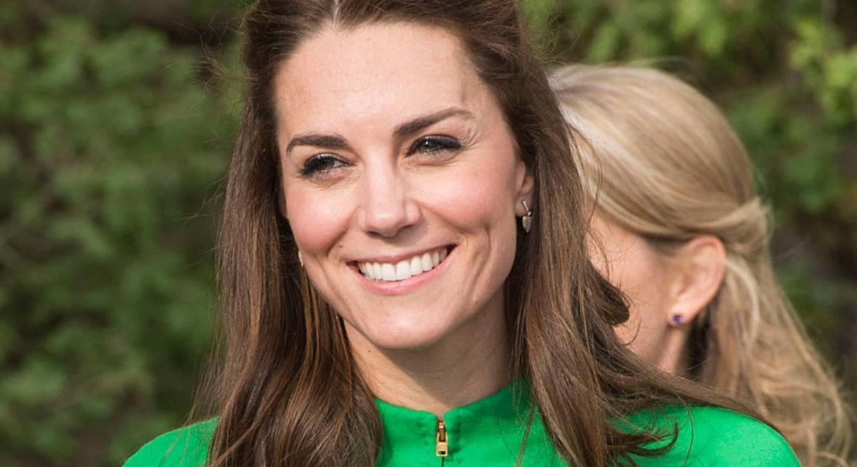 Kensington Palace share throwback of Duchess of Cambridge in Superga trainers. (Getty Images)