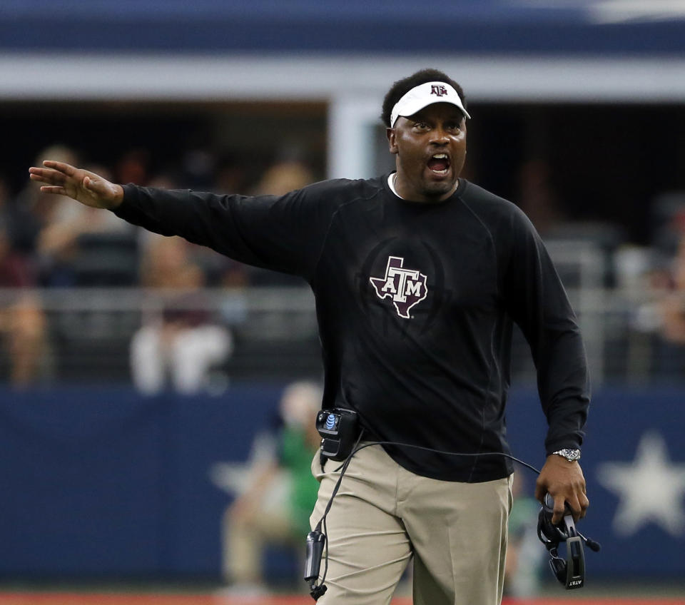 Kevin Sumlin has a 51-26 record (25-23 SEC) at Texas A&M. (AP)