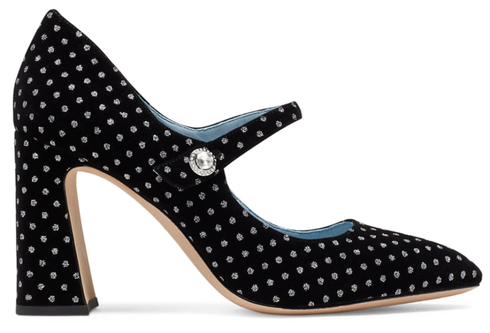 Kate Spade New York, Mary Janes, platform pumps, black pumps, glitter pumps, velvet pumps, strappy pumps, block-heel pumps