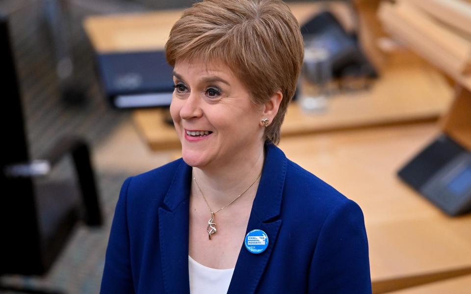 One of Nicola Sturgeon's advisers was concerned about Marks and Spencer using the Union flag on its packaging - Getty Images Europe