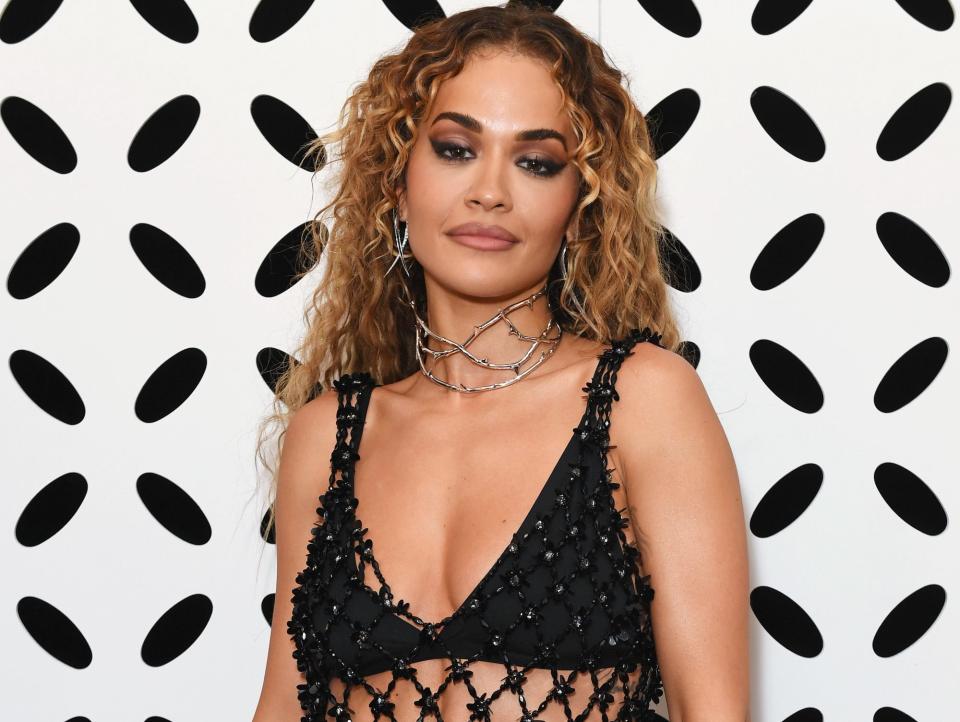 Rita Ora attends the British Vogue x Self Portrait Summer Party in July 2023.