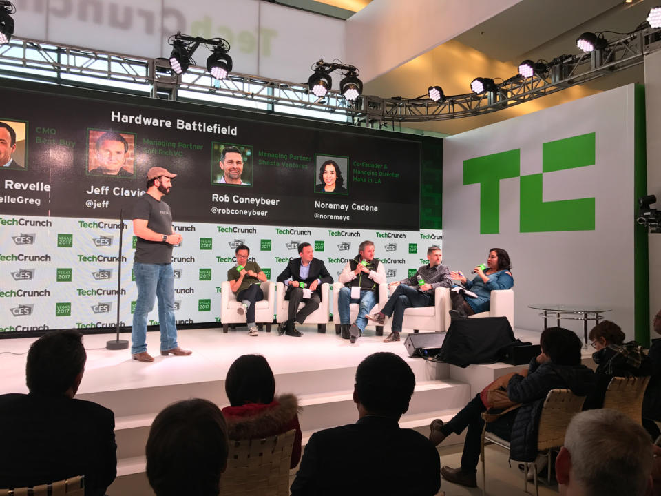 Noramay Cadena at Techcrunch Battle 2017