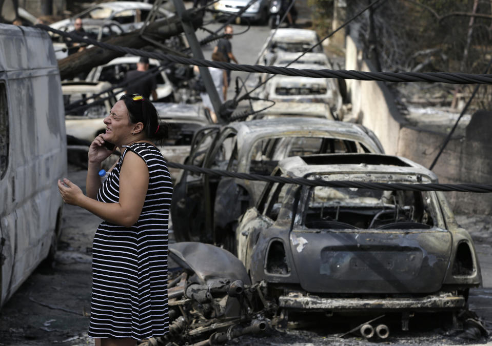 Deadly wildfires ravage coastal region near Athen, Greece