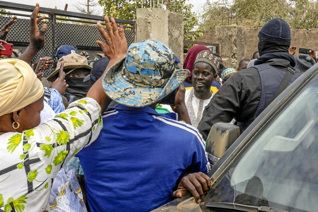 Bassirou Diomaye Faye a été investi début avril après sa victoire à la présidentielle sur la promesse de changer le système.  - Credit:Stefan Kleinowitz/AP/SIPA