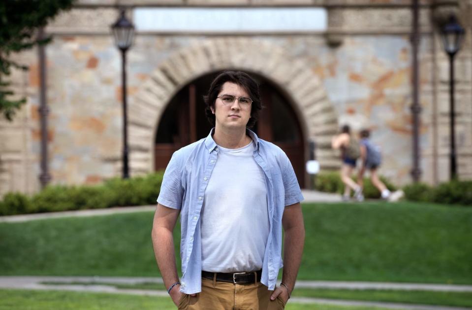 Brown University student Léo Corzo-Clark, a member of Students for Educational Equity, called the Supreme Court's affirmative action "a very frustrating result," but not a surprise.