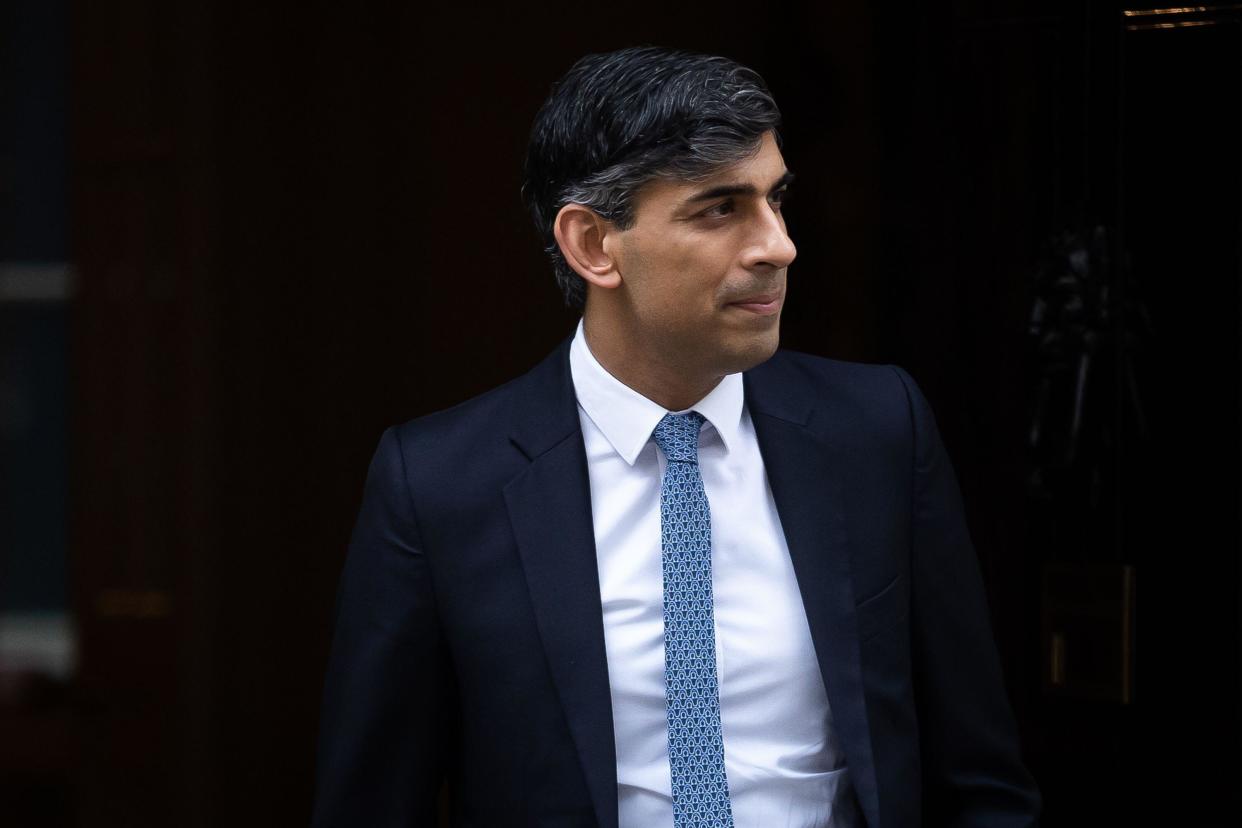 election London, UK. 13th Mar, 2024. Prime Minister Rishi Sunak leaves 10 Downing Street for Parliament to take Prime Minister's Questions in London. Credit: SOPA Images Limited/Alamy Live News