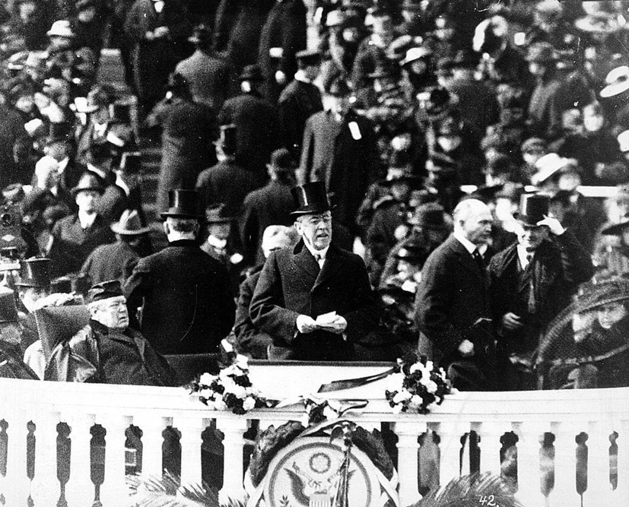 inauguration of president woodrow wilson first term of office