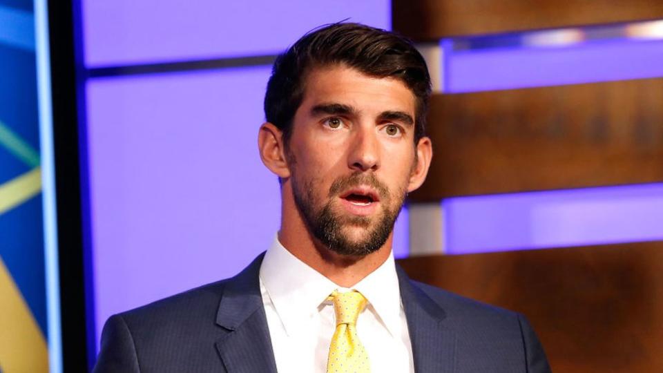 Michael Phelps habla durante el Día Nacional de Concienciación de la Salud Mental Infantil, Washington DC, 4 de mayo de 2017