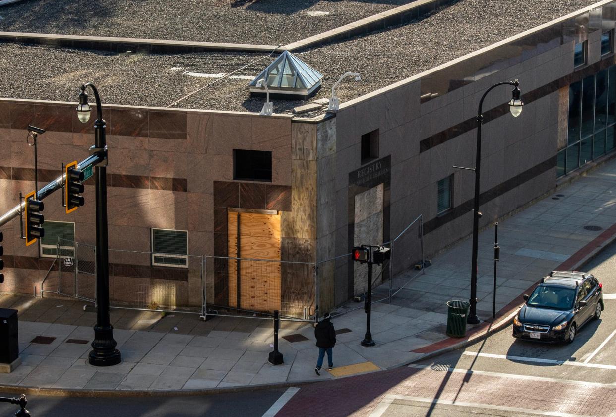 The former Registry of Motor Vehicles building on Main Street has been empty since the agency relocated last year.