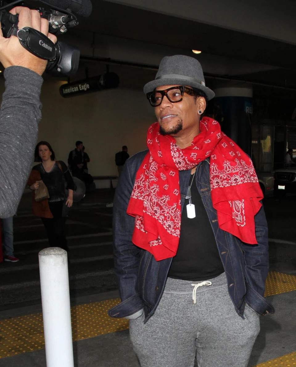 D.L. Hughley seen in LAX