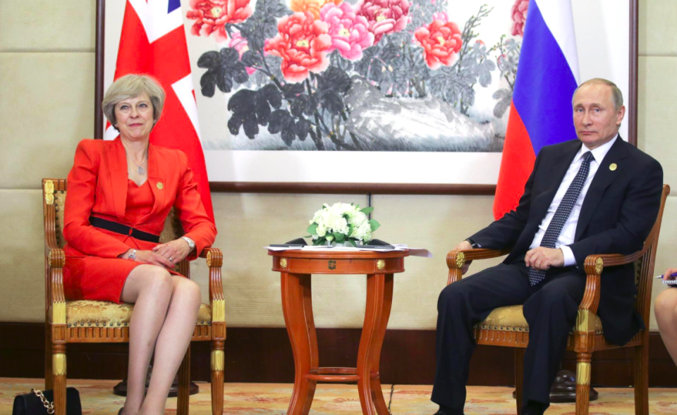 <em>Theresa May has vowed to deploy the ‘full range of tools’ against Russia over the Salisbury nerve agent attack (Wikipedia)</em>