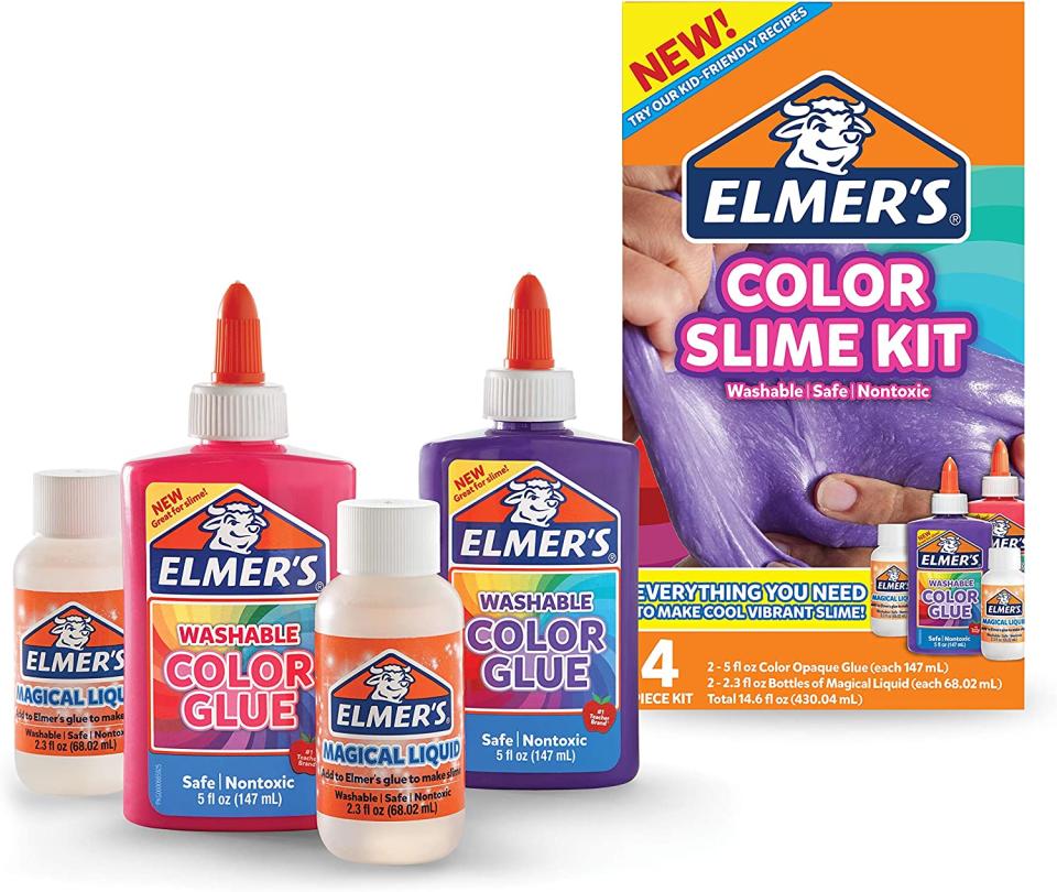 Elmer's Color Slime Kit. Image via Amazon.