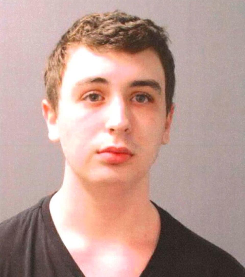 Clayton Hobby, 18, told officers that he thinks 'guns are cool’ (East Hampton Police)