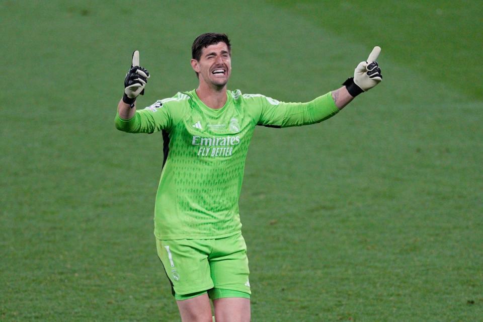Thibaut Courtois starred at Wembley (AP)