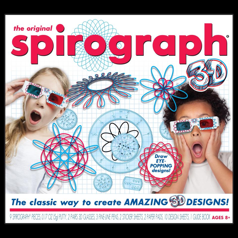 Create amazing designs with Spirograph 3D