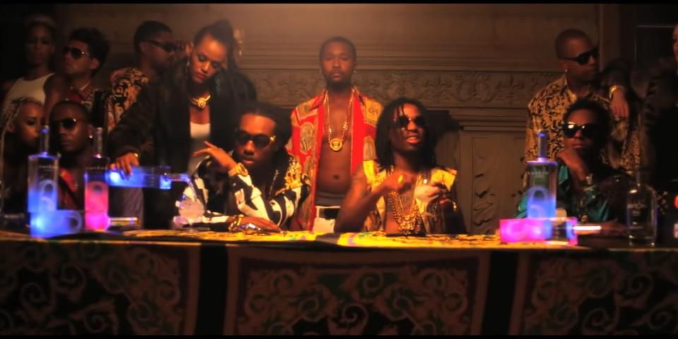 Migos music video for "Versace."