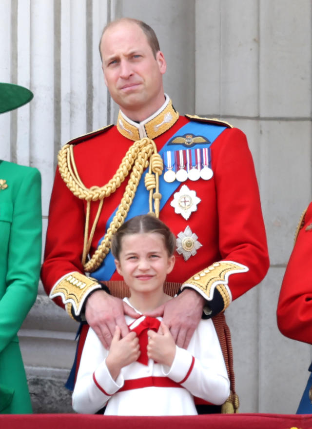 Prince William Had Sweet Moment with Princess Charlotte During Trooping the  Colour