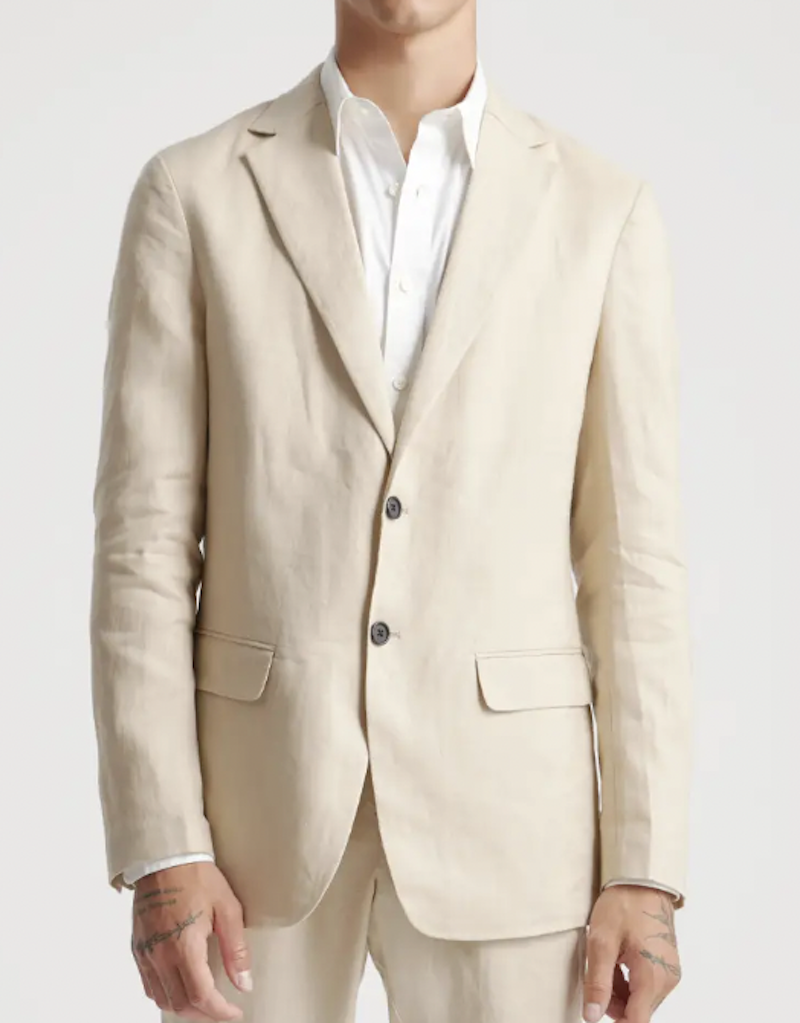 100% European Linen Blazer