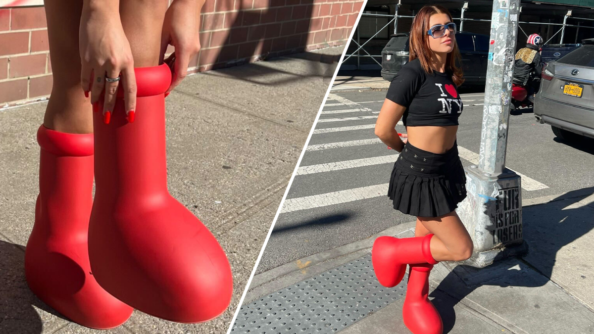 Why people are spending $350 on those red cartoon boots?