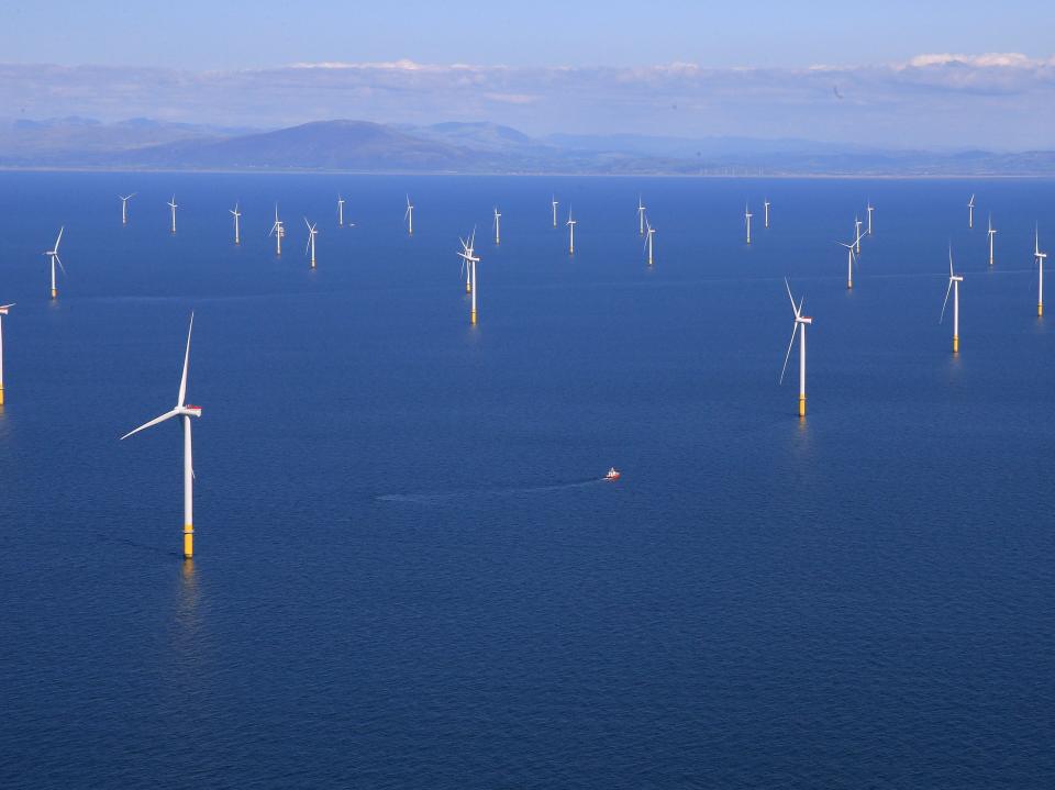 Scotland currently has 1GW of wind, but is aiming to ramp up capacity to 11GW by 2030 (Reuters)