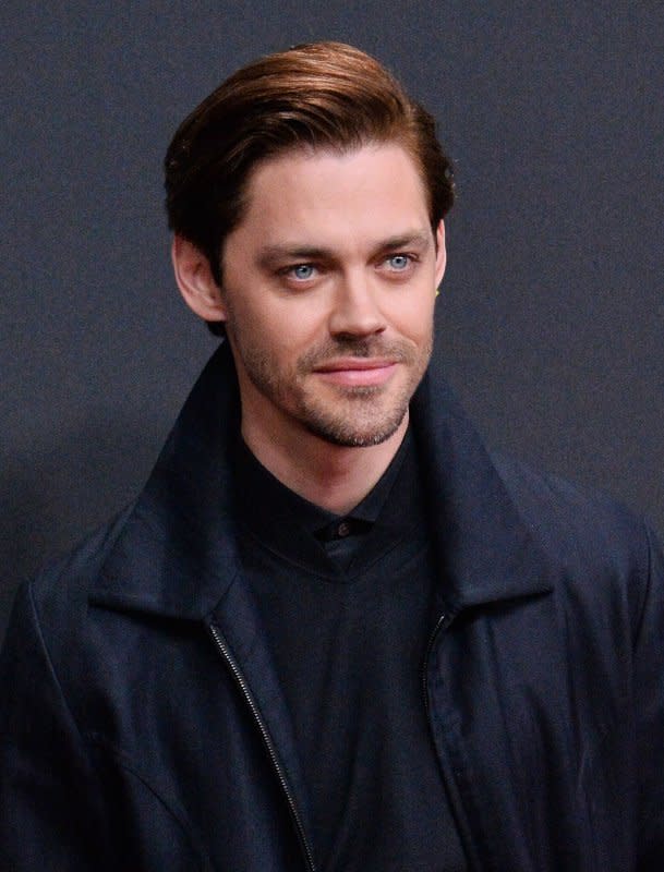 Tom Payne arrives for the 45th annual E! People's Choice Awards at the Barker Hangar in Santa Monica, Calif., on November 10, 2019. The actor turns 41 on December 20. File Photo by Jim Ruymen/UPI