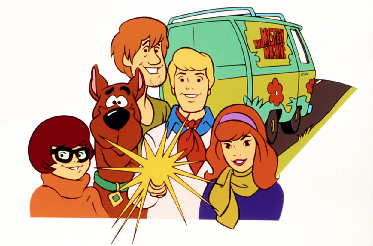 The Scooby-Doo franchise celebrates its 50th anniversary this year. Here's how the Scooby gang looked in 1969. (Photo: Everett Collection)