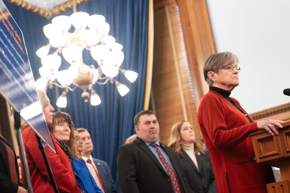 Gov. Laura Kelly's Middle of the Road PAC raised about $1 million in 2023 to fund efforts to break the Republican legislative supermajorities in 2024.