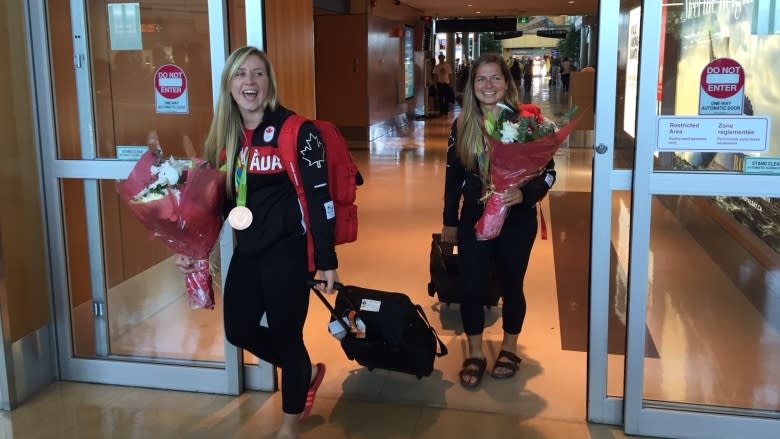 B.C. Olympians arriving from Rio get a hero's welcome