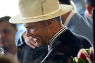 Tom Brady attends the 145th Kentucky Derby at Churchill Downs on May 04, 2019 in Louisville, Kentucky. (Photo by Stephen J. Cohen/Getty Images)