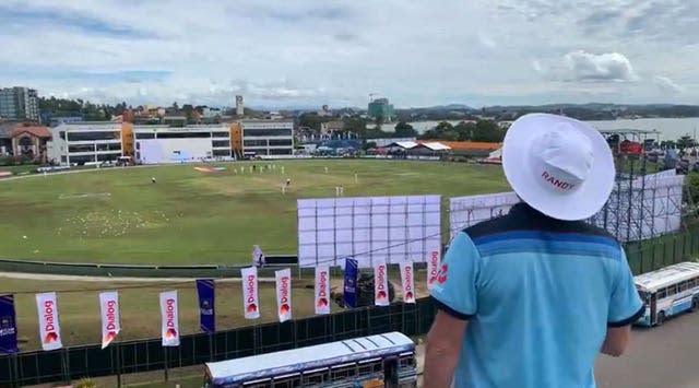 Root then scored 186 in the second Test, in front of one England fan on the fort