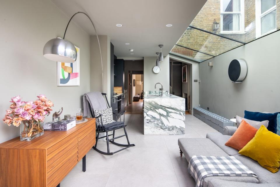 The ceramic worktop in the kitchen is a real focal point (Joseph Traylen)