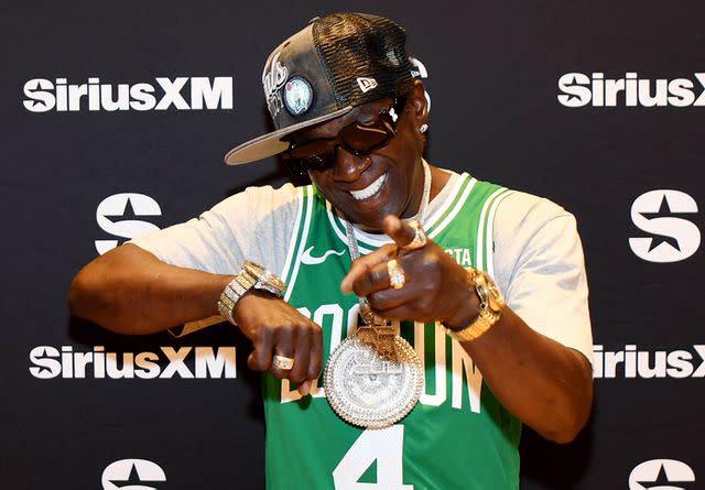 <p>Denise Truscello/Getty</p> Flava Flav